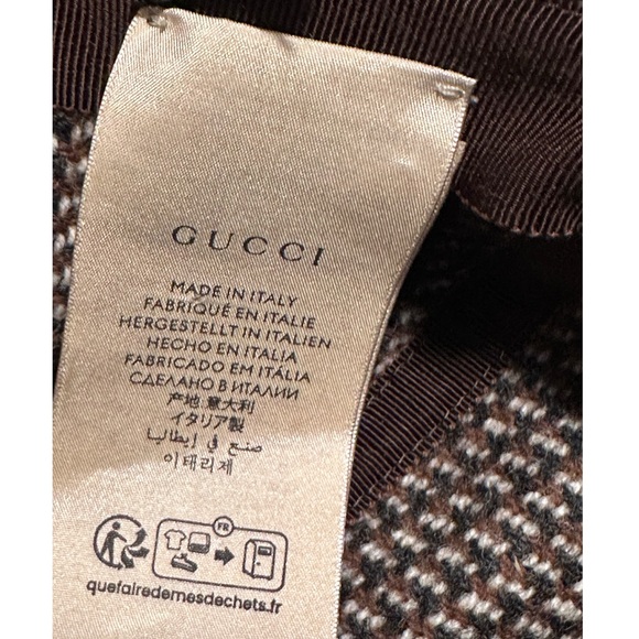 💯😍❤️ New Model 2024 GUCCI GG UNISEX ANTONIO WOOL BASEBALL CAP - Picture 10 of 16